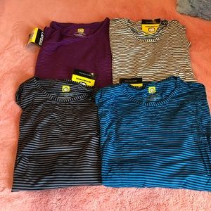Lot of 4 Wonderwink long sleeve scrub tops